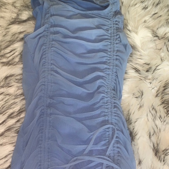 Nuit Checkered Blue Girl Dress main image 1